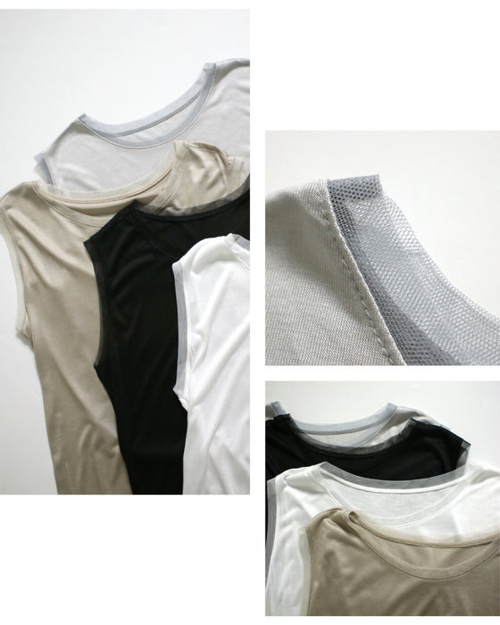 A long inner with tulle hem that shows off your skin