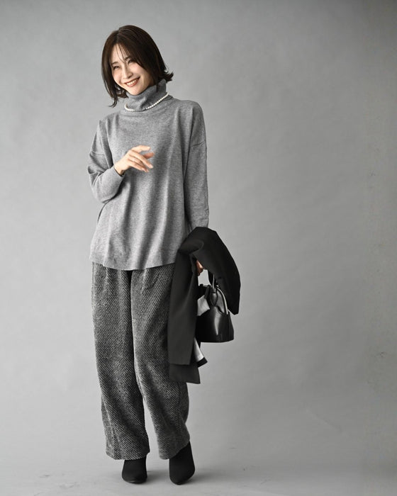 A feminine take on the autumn/winter staple knit turtleneck