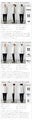 Make your work blouse stylish! No accessories necessary! Two-tone blouse