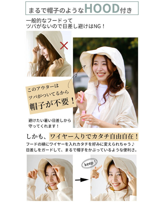 アウトドアに必須!お洒落で高機能!帽子いらずアウター