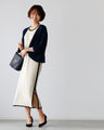 Great slimming effect! A color-coordinated dress that will make you look slimmer