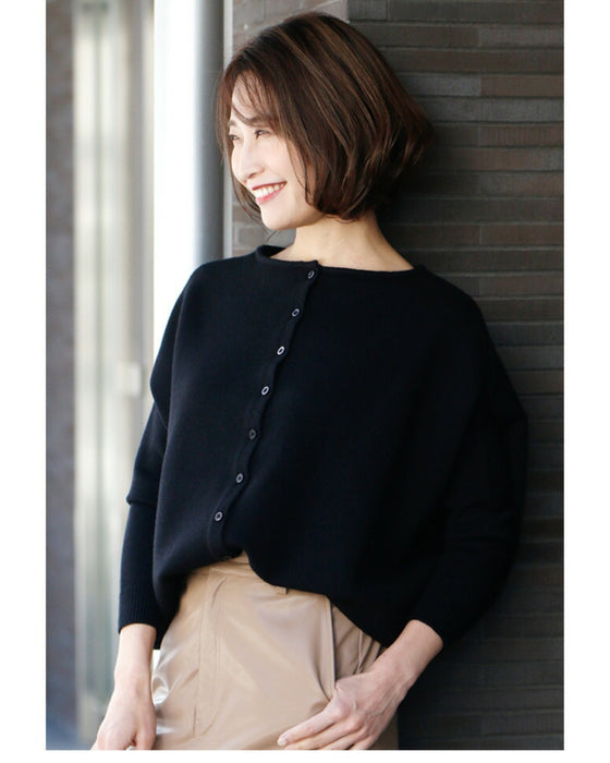 Ehrestyleオリジナル!落ち感が好き着回し3wayニット