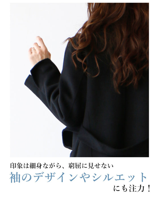 着こなし力抜群!アレンジ自由自在マフラー付きロングコート