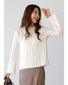 A sheer layered top that looks great with just one item!