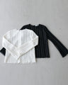 A sheer layered top that looks great with just one item!