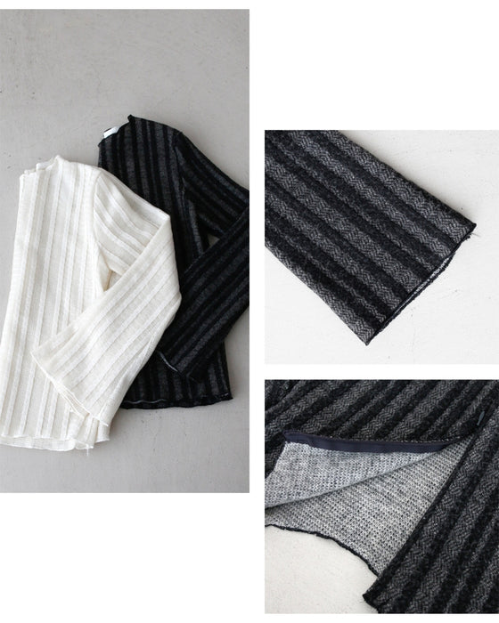 A sheer layered top that looks great with just one item!