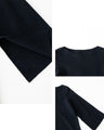 For winter to spring coordination: A knit cut-off sleeve top for adults that can be worn across the seasons