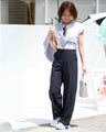 We're confident in our pants! Beautiful, straight, center-pleated pants