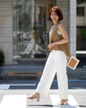 We're confident in our pants! Beautiful, straight, center-pleated pants