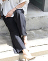 We're confident in our pants! Beautiful, straight, center-pleated pants