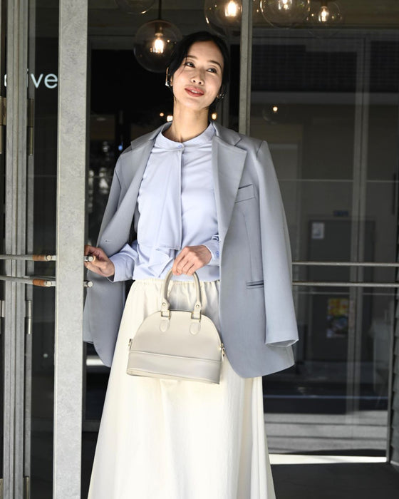 きちんと見え可愛くならないボウタイブラウス