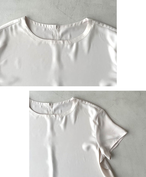 [Outlet products cannot be returned or exchanged] [50% OFF] Looks neat! Work T-shirt, perfect for autumn innerwear