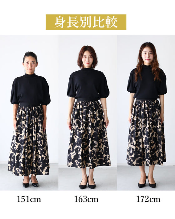 きれいめ派のマストアイテム程よい可愛さパフスリーブニット