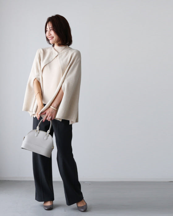 きれいめ派のマストアイテム程よい可愛さパフスリーブニット