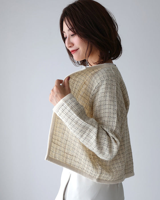 働く女性から高評価!カーデ以上ジャケット未満。今年のNewデザインで登場!