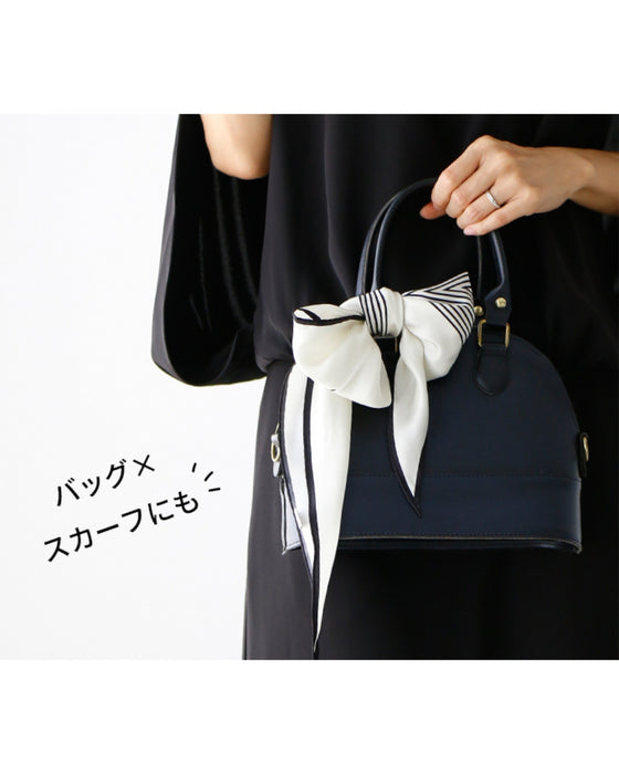 巻きやすい形です!取り入れやすい着こなし術