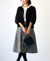 Make it the main part of your outfit. Easy ways to incorporate a high-end patterned jacquard skirt