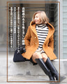 Reiko×Ehre style 2024限定カラー 誰でも小顔立体フードカラーReikoコート