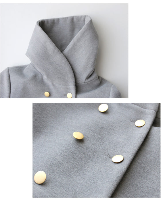 Reiko×Ehre style  誰でも小顔立体フードカラーReikoコート