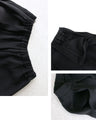 Mix and match fabrics for winter! Dramatic wide pants