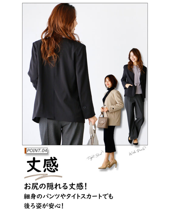 絶妙な丈感!お仕事ジャケット
