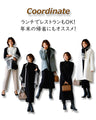 Comes with a 3-way scarf. Easy and beautiful, no need to coordinate! Knit dress set