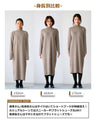 Comes with a 3-way scarf. Easy and beautiful, no need to coordinate! Knit dress set