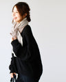 Comes with a 3-way scarf. Easy and beautiful, no need to coordinate! Knit dress set