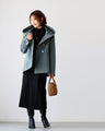 Comes with a 3-way scarf. Easy and beautiful, no need to coordinate! Knit dress set