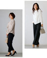 No need to tie it. Just put it on and you're done! Bowtie blouse
