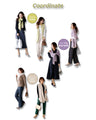 Start your spring look with an accent scarf to add some color!