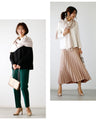Start your spring look with an accent scarf to add some color!