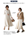 Not too formal! A shirred dress that maintains a sophisticated adult look