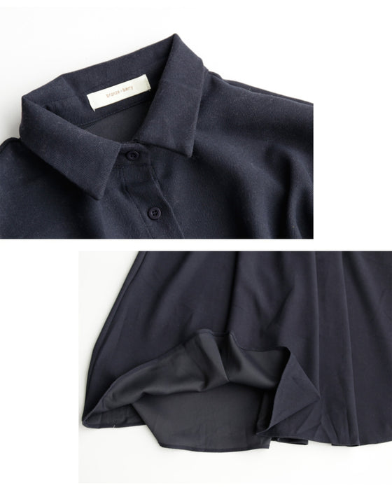 Not too formal! A shirred dress that maintains a sophisticated adult look