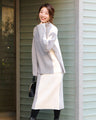 Break away from the monotony! A knit set with a sophisticated color scheme