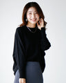 A comfortable dolman knit that doesn't show your body shape!