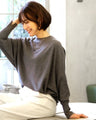 A comfortable dolman knit that doesn't show your body shape!