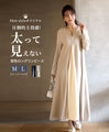 Ehre styleオリジナル圧倒的主役感！太って見えない配色ロングワンピース