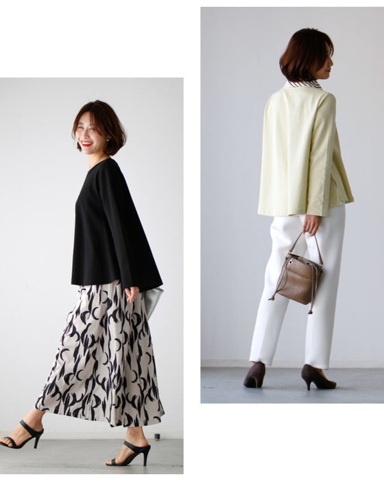 The perfect long-sleeved T-shirt for the 40s generation