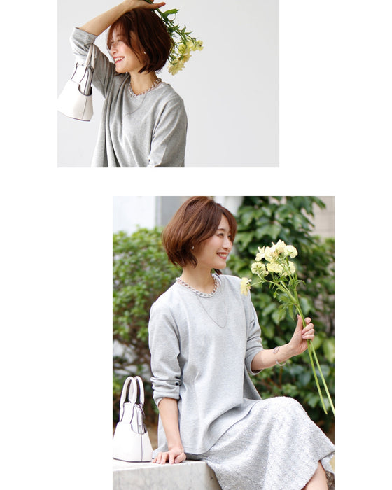 The perfect long-sleeved T-shirt for the 40s generation