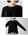 The perfect long-sleeved T-shirt for the 40s generation