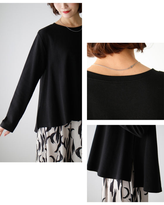 The perfect long-sleeved T-shirt for the 40s generation