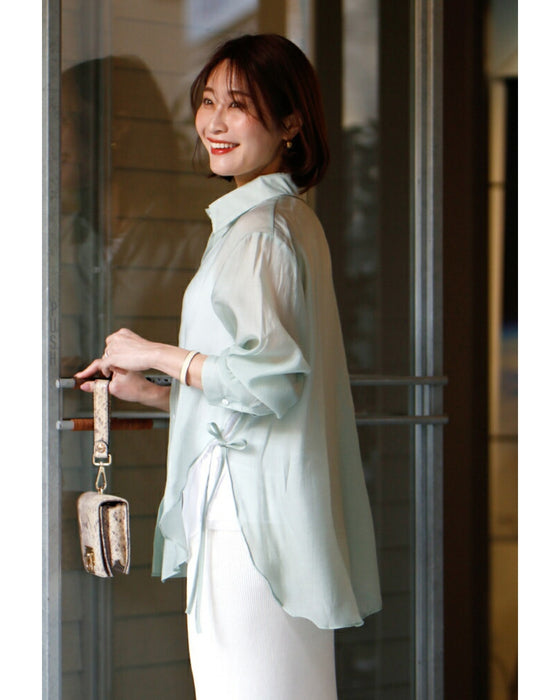 A must-have for adults! A sheer shirt that's fun to coordinate
