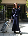 Perfect for travel or long commutes. A comfortable set for your trip. Skirt set