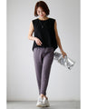 Fashion starts from the back! A back slit tank top for adults
