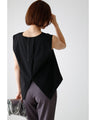 Fashion starts from the back! A back slit tank top for adults