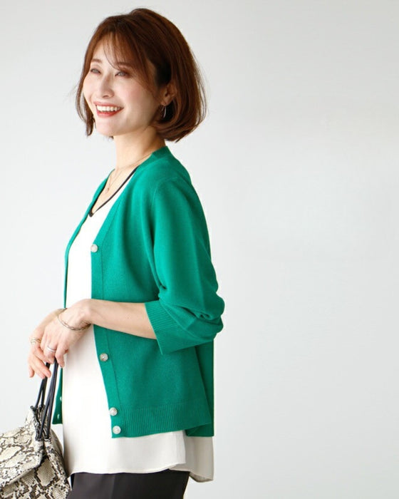 Summer for women in their 40s! Why are cardigans essential? Vitamin-colored cardigans