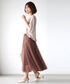 Even in summer, you don't want to show skin! Layered tops