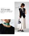 An elegant and sophisticated silk-touch scarf for adults