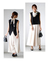 An elegant and sophisticated silk-touch scarf for adults
